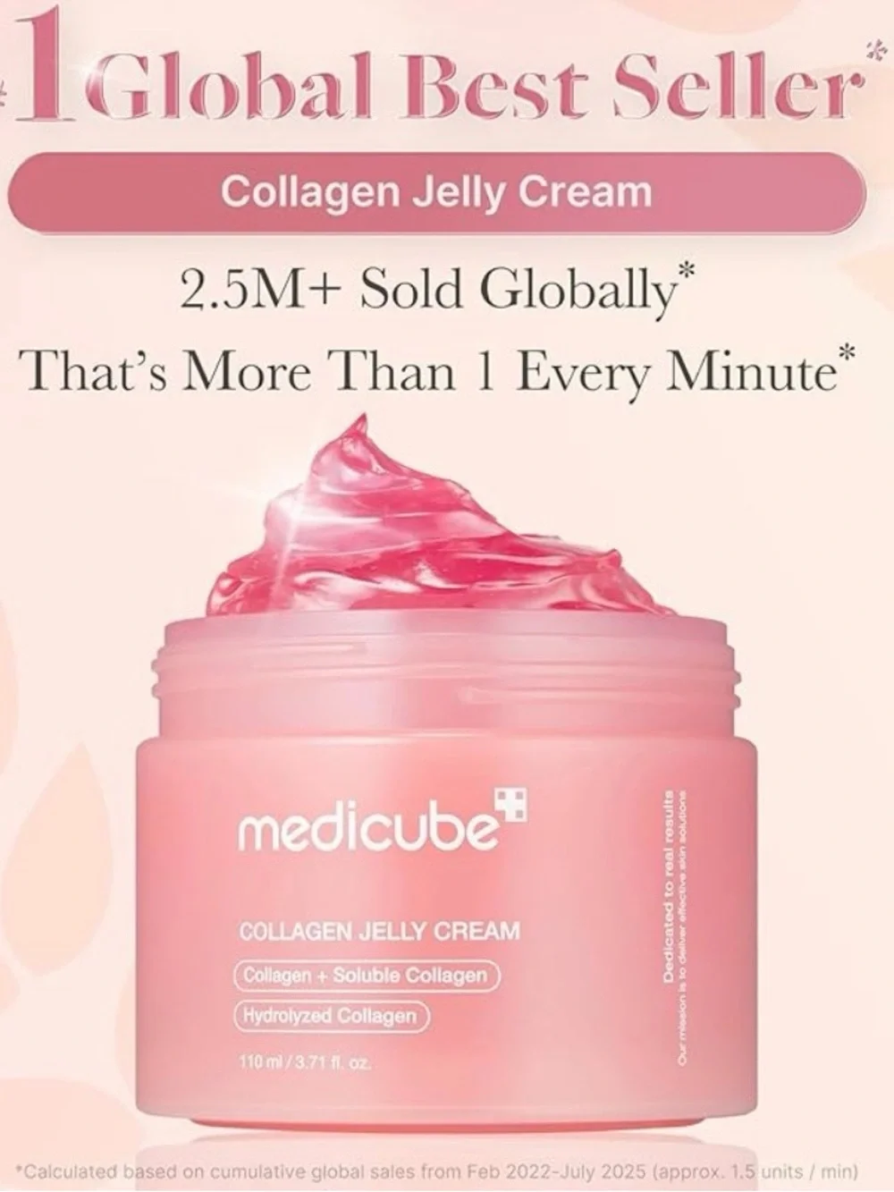 NIB Medicube Collagen Jelly Cream Full Size 3.71 fl oz/110ml Expires 1/2029